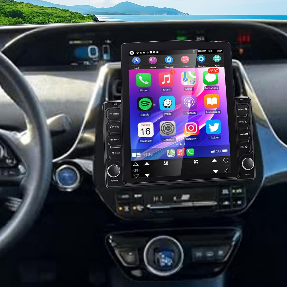 Amazon.com: 2+32G Double Din Android 14 Car Stereo for Toyota